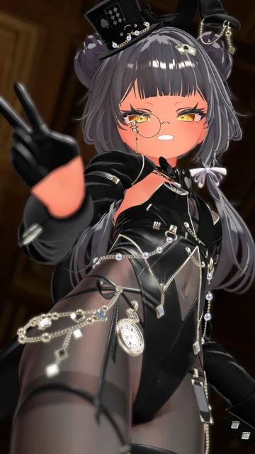 黒髪褐色金眼ガキ - 5